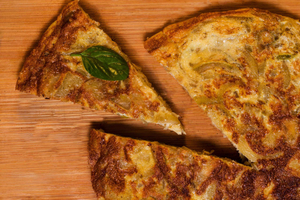 Tortilla-kursus med vermouth og vin