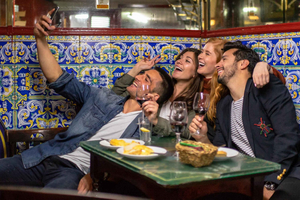 Guidet tapas- og vintur med udsigt fra tagterrassen