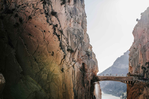 Malaga: Caminito del Rey hike & Rock Climbing in El Chorro
