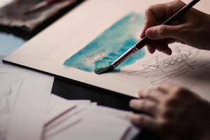 Malaga: Drawing & Painting Lesson Outdoors