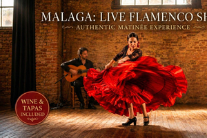 Málaga: Live Flamenco Show — Tapa Included