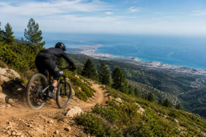 Málaga: Premium-E-MTB-Verleih mit Zugang zu Trails