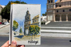Tour and Drawing in Malaga