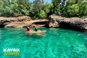 Alcudia: Kajakktur med snorkling og svømming i sjøgrotte