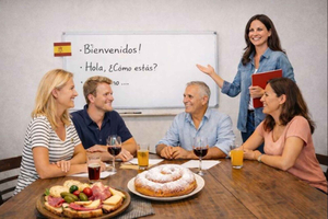 Alcudia: Spanish Language Class with Local Snack