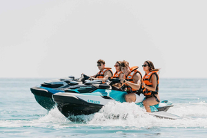 Andratx: Guided Jet Ski Tour with Dragonera Island Visit