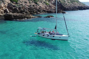 Cala Vella Boat Tour with Swiming, Food, & Drinks