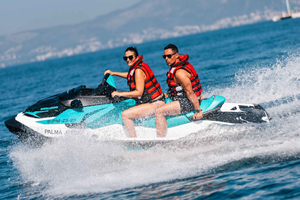 Calanova: Doble Jet Ski excursion with guide