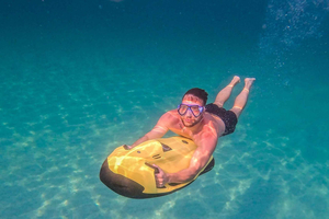 Can Picafort: 4h Private Boattrip Snorkeling & Swim & Seabob