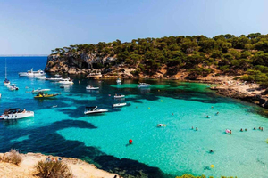 From Palma: Portal Vells Beach and Cave SUP & Snorkel Tour
