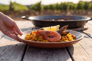 Esperienza di vendemmia a Es Fangar con degustazione di vini e paella