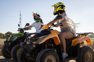 Mallorca: Excursión en quad a la cima de la montaña y baño