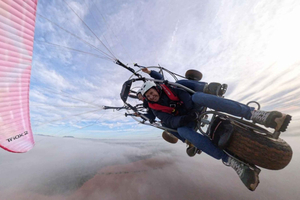 Motor paragliding flights (tandem paraglider).