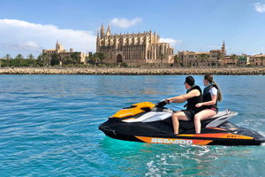 Palma de Mallorca: Jetski-tur til Palma Katedral