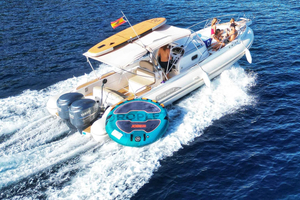 Palma de Mallorca: Private Sunset Boat Party with Water Toys