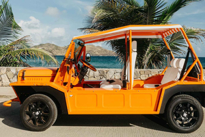 Peguera: Vermietung eines elektrischen Mini Moke für 24 Stunden