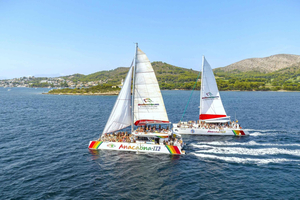 Port d'Alcudia: North Coast Catamaran Cruise with Meal