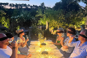 Santa Eugenia: Pizzaworkshop och sensorisk vinprovning med ögonbindel