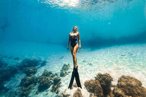 Basic freediving in Malta. Freediving training for beginners in French.