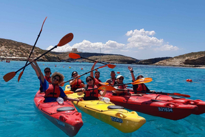 Blue Lagoon Adventure by Kayak starting in Gozo