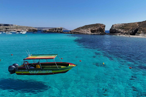 Blaue Lagune: Comino & Kristalllagune Privates Schnellboot Malta