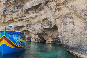 Comino, Blue Lagoon, Crystal Lagoon and Sea Caves