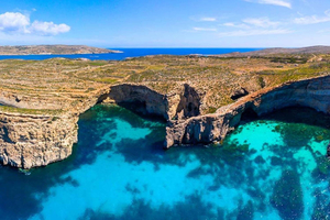 Day Trip to Comino's Blue Lagoon by Catamaran