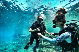 First Experience Scuba Diving Lesson