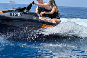 From Marsaskala: Blue Grotto Private Jet Ski Tour