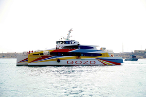 Highspeed Catamaran Crossing between Bugibba & Gozo