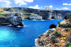 Panoramische boottocht rond Comino en Gozo op een Turks gulet