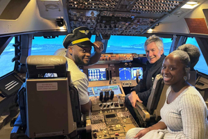 Boeing 747 Fully Immersive Simulator Flight