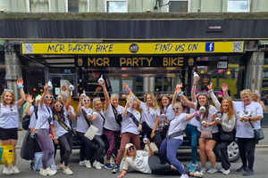 Manchester Party Bike with Beer, Prosecco or Cider