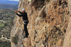 From Estepona: Vía Ferrata de Casares guided climbing tour