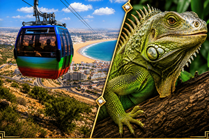 Agadir Day Trip with Cable Car, Crocoparc & Beach
