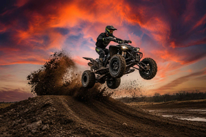 Deserto di Agafay: giro in quad e in cammello con cena e spettacolo