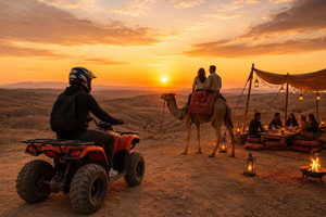 Agafay Quad, Camel Ride & Dinner Show