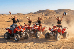 Agafay: Quad, Camel, Sunset & Dinner Show