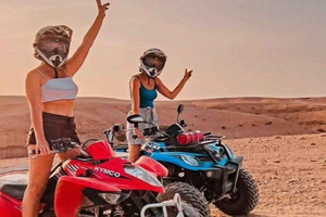 Avondavontuur in Agafay: quad, kameel, diner en show