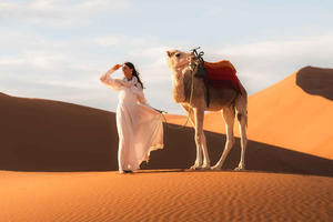 Fes til Marrakech: 3-dagers Merzouga-ørkenen, kamel, firhjuling, middag