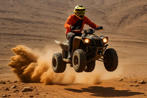 From Marrakech: Agafay Desert Quad Biking with Dinner & Show
