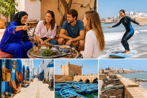 Fra Dagstur til Essaouira, Atlanterhavskysten og medinaen