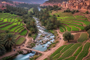 From Marrakech: Guided Ourika Valley with Waterfalls & Lunch