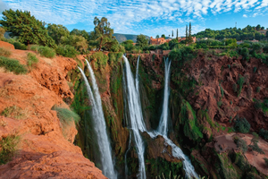 From Marrakech - Guided Ouzoud Waterfalls Tour with Boat Ride