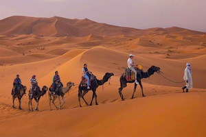 From Marrakech To Fes: 3-Day Tour Via-Merzouga & Luxury Camp