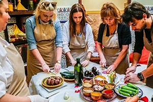 Marrakech : cours de cuisine : tajine maison et thé à la menthe