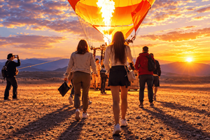 Marrakech : montgolfière avec petit-déjeuner et certificat