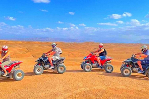 Marrakech: Agafay Desert Quad Biking with Dinner & Show