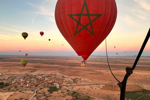 Marrakesh: Ballongtur med frokostbuffé og sertifikat