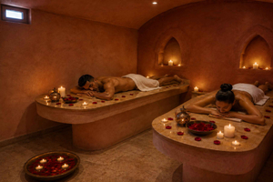 Hammam-spa- og massasjeopplevelse i Marrakech + hotelltransport